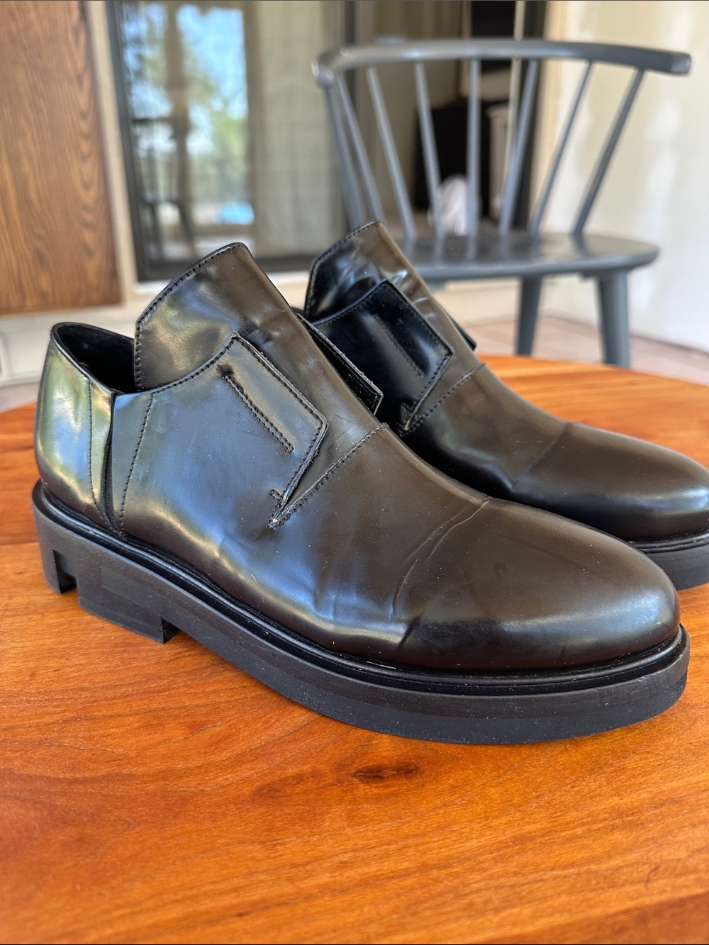 Cinzia Araia Black Leather Ankle Boot